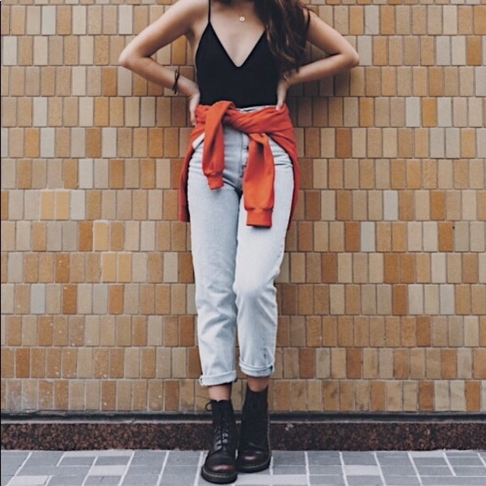 Acid Wash Mom Jeans